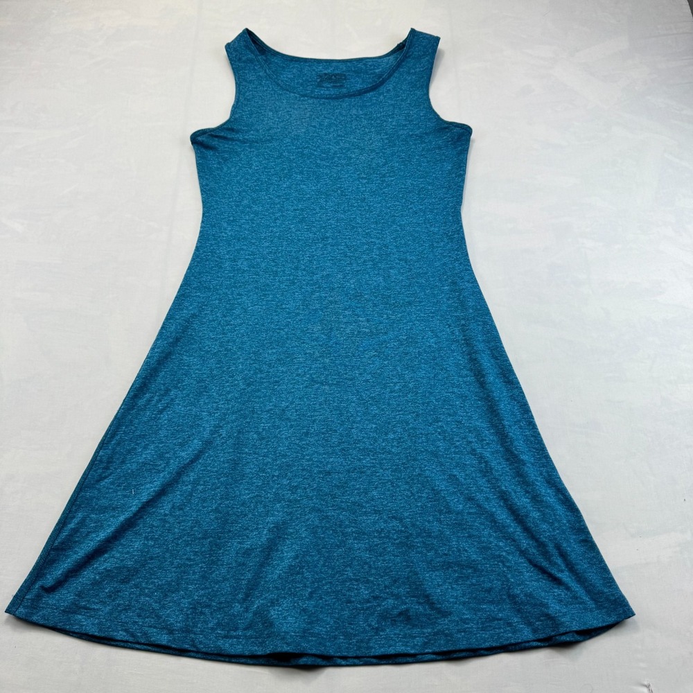 Patagonia Tank Dress Womens XS Blue Heathered Stretch Performance Cross Back